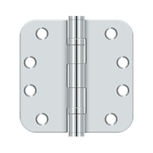polished chrome hinge