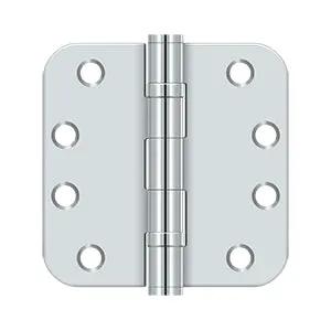 polished chrome hinge