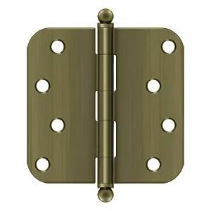 Deltana 4" x 4" x 5/8" Radius Hinge with Ball Tips by Deltana