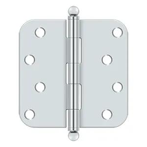 polished chrome hinge