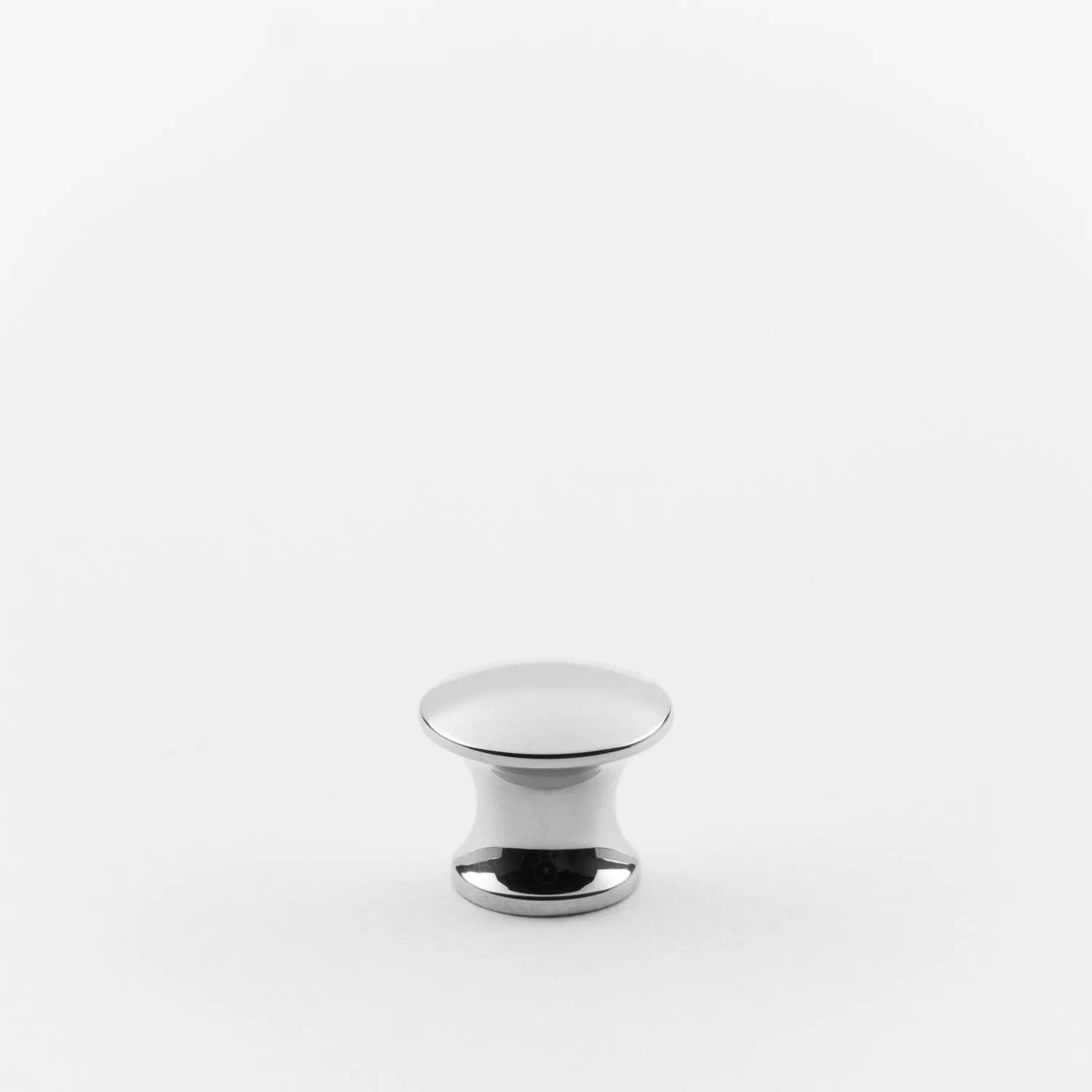 polished chrome knob