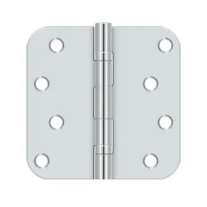 polished chrome hinge
