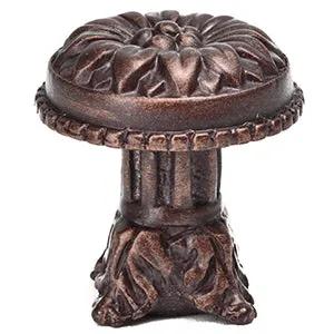 Carpe Diem Acanthus I Large Knob Rosette Style with Column Base by Carpe Diem