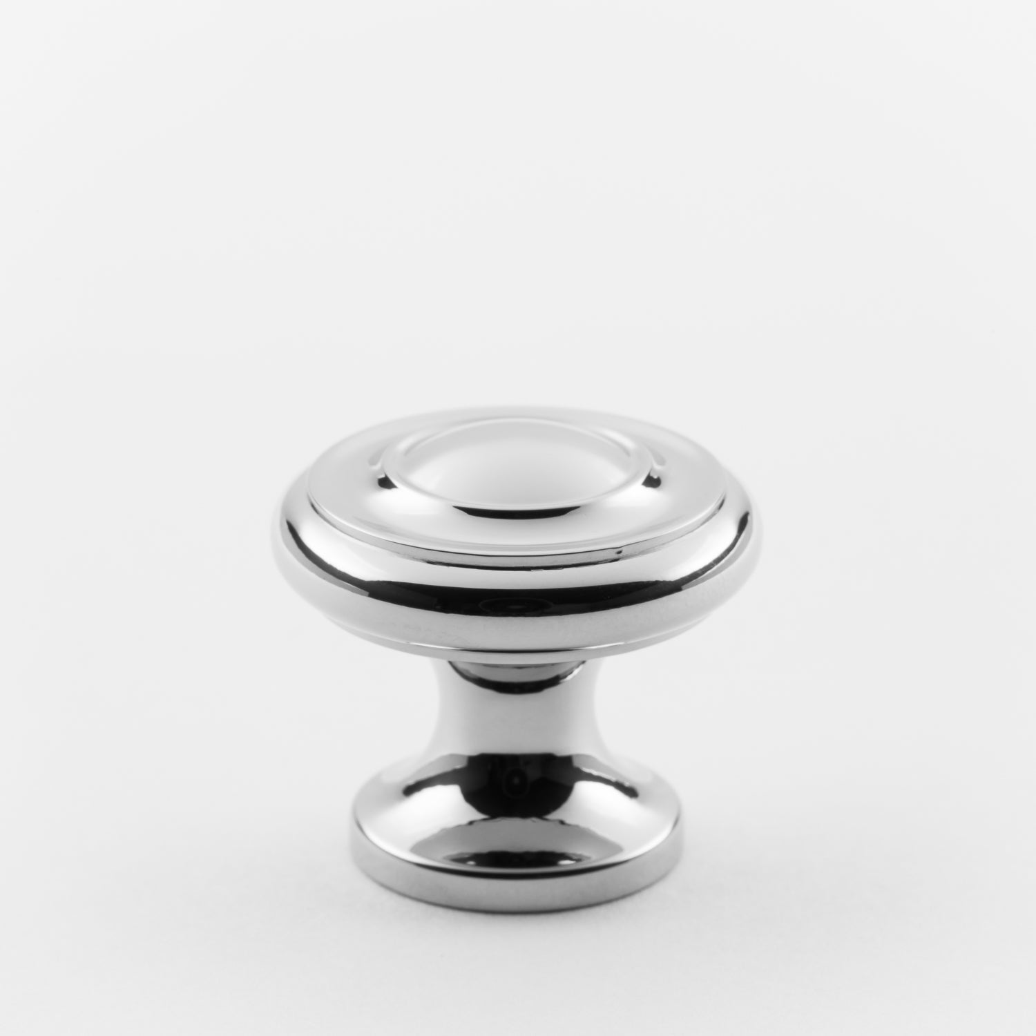 polished chrome knob
