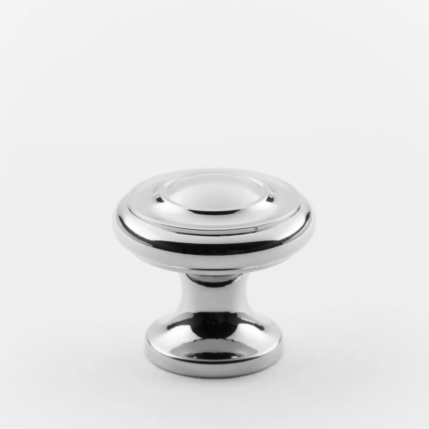 polished chrome knob