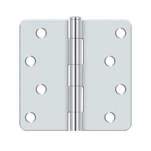polished chrome hinge
