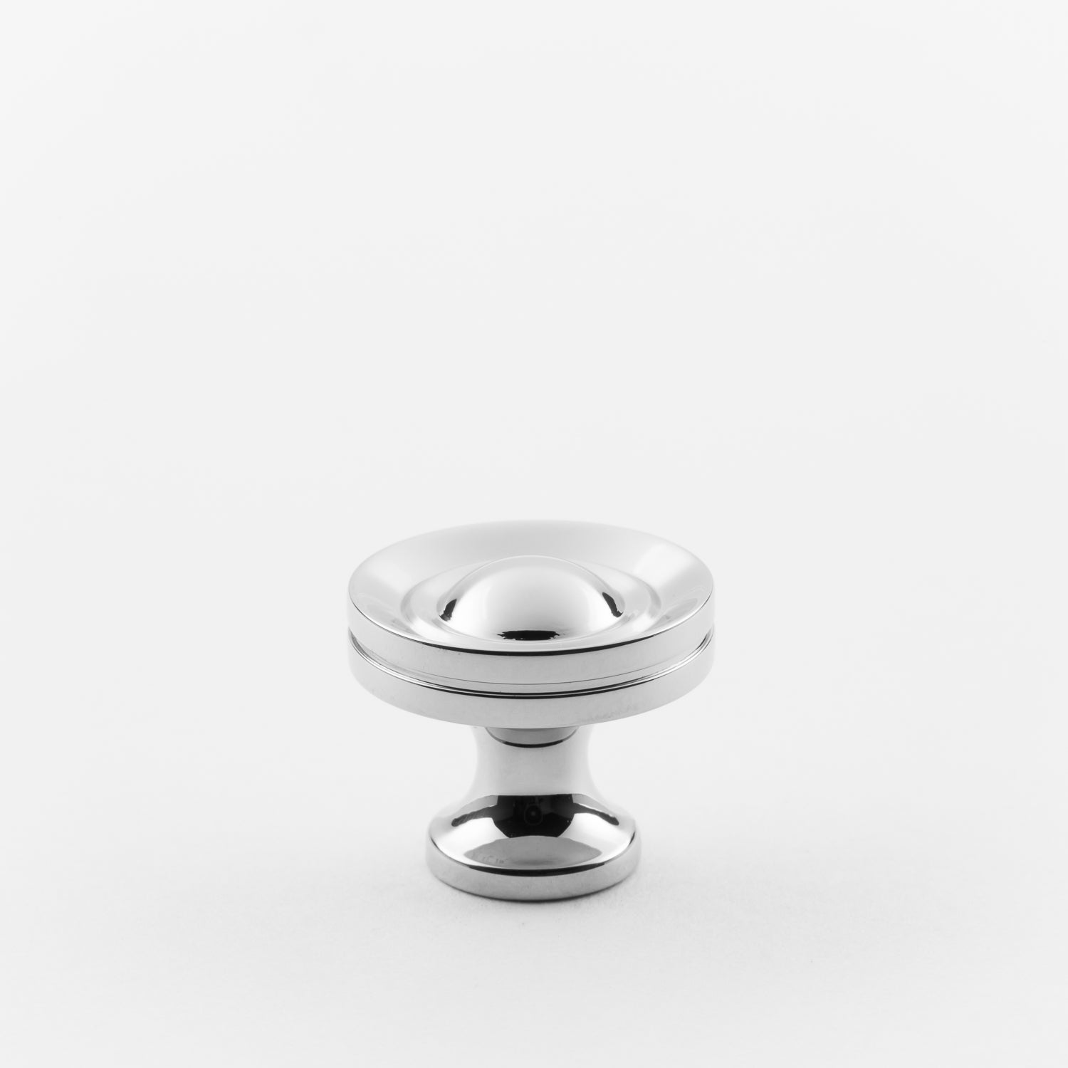 polished chrome knob