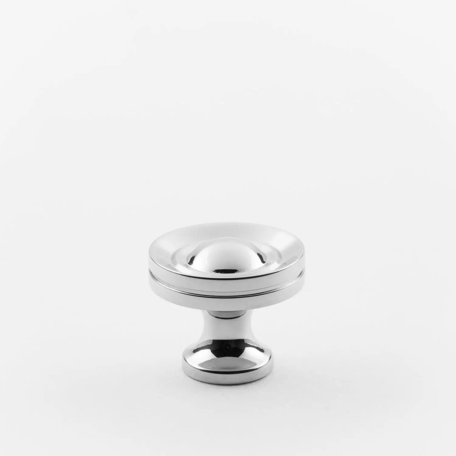 polished chrome knob