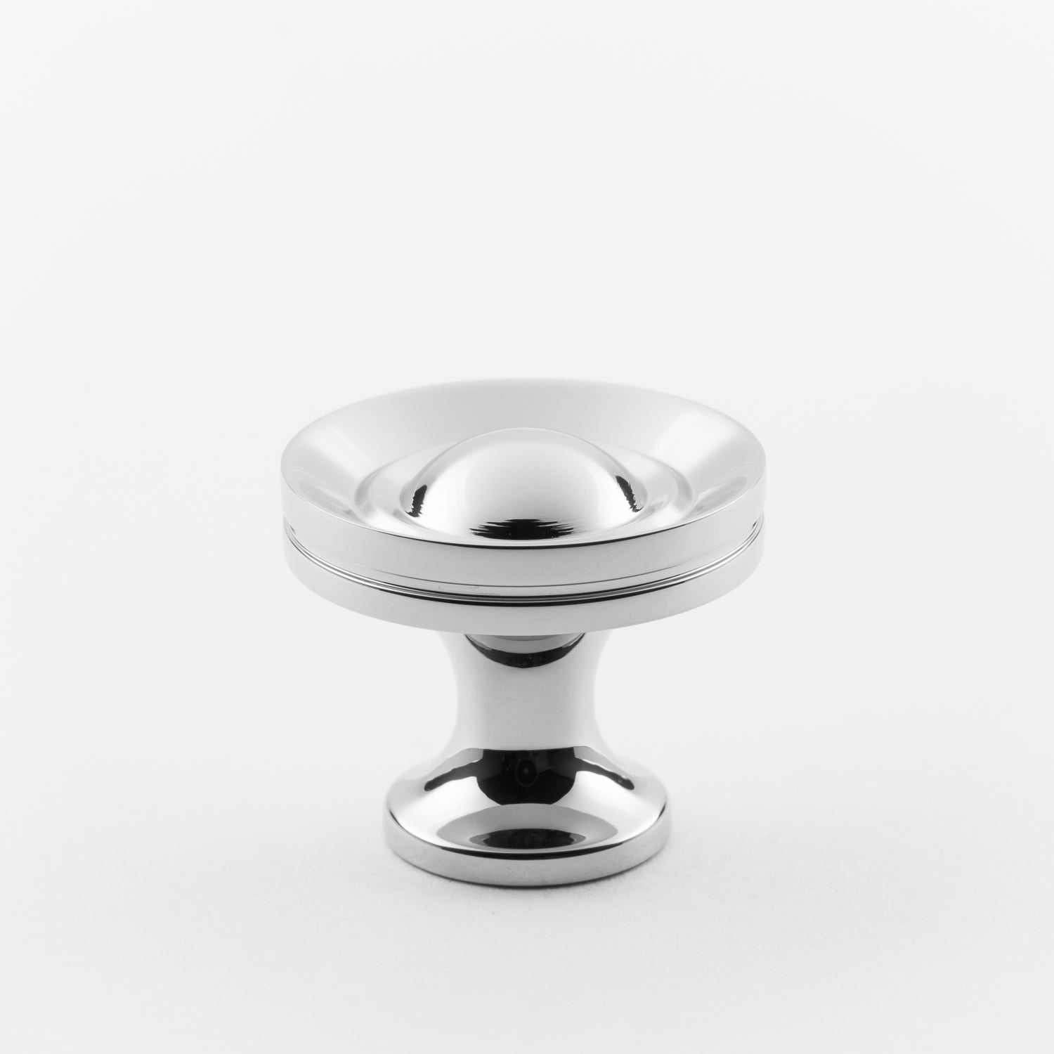 polished chrome knob