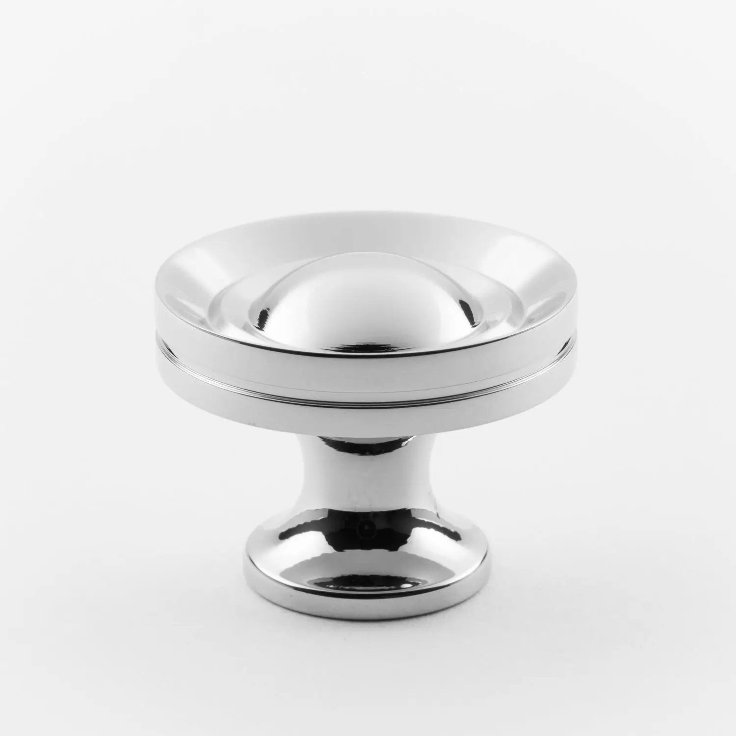 polished chrome knob