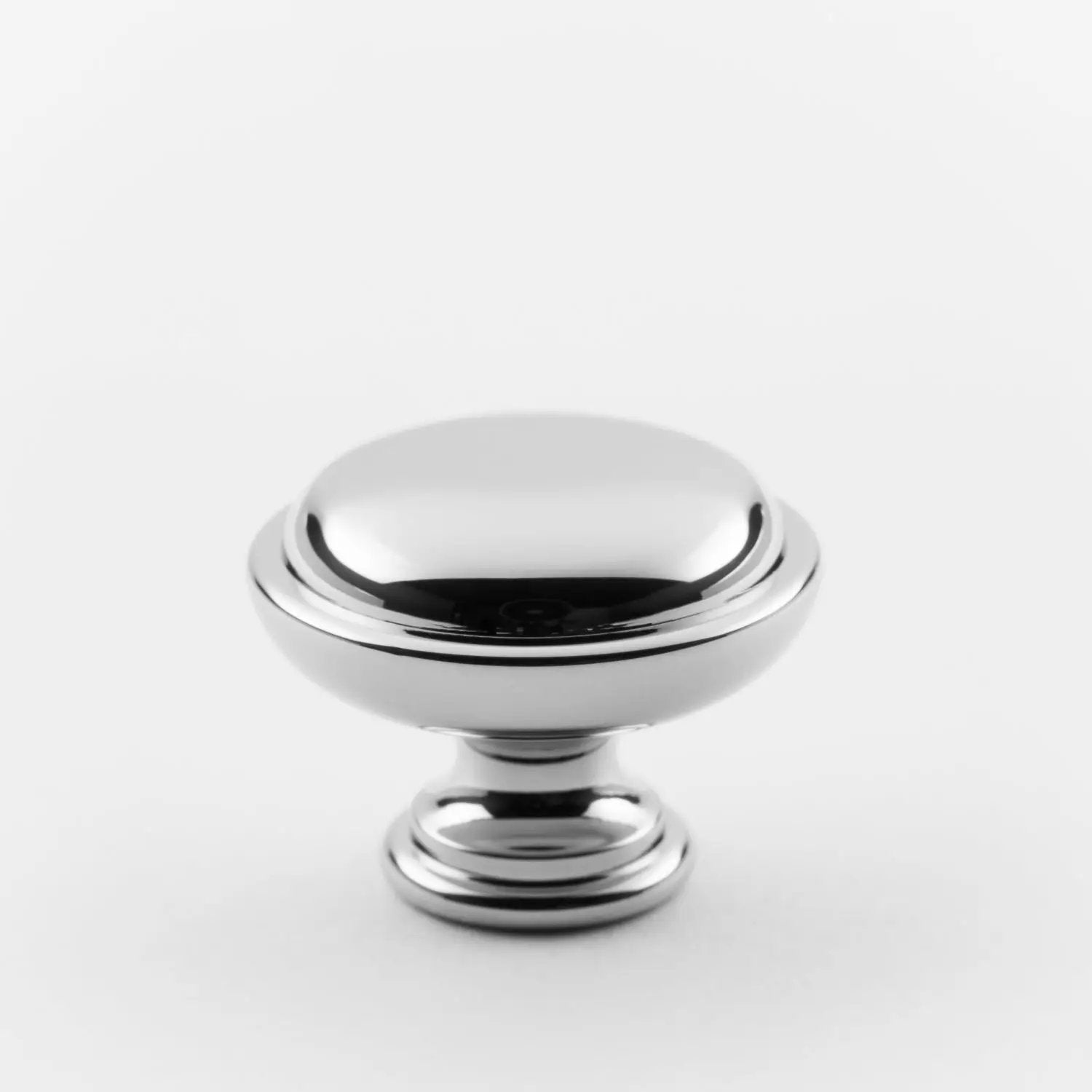 polished chrome knob