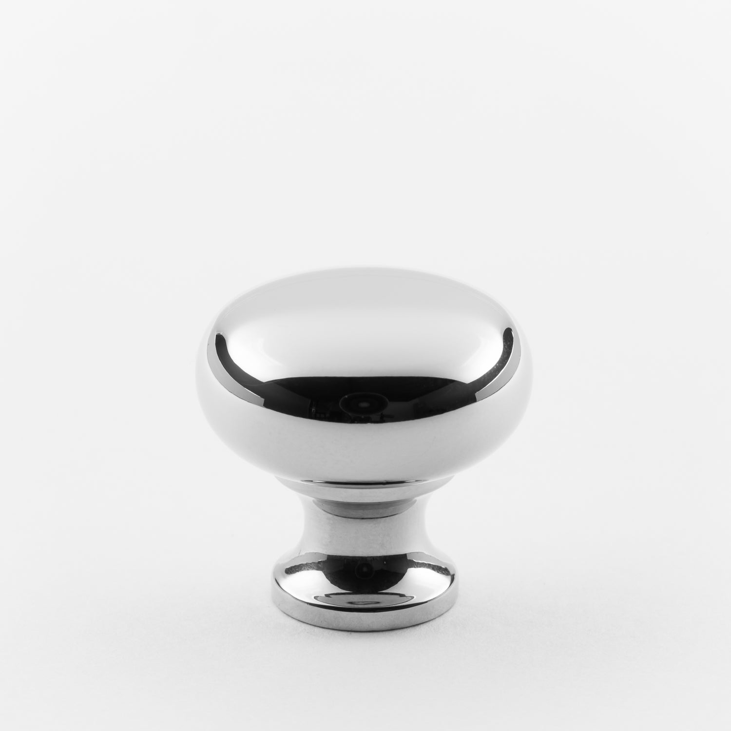 polished chrome knob