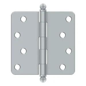 Deltana 4" x 4" x 1/4" Radius Hinge with Ball Tips by Deltana