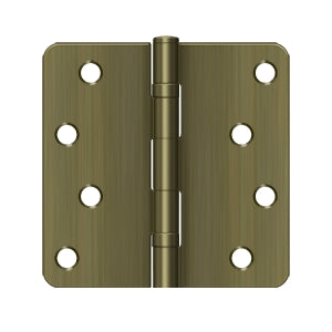 Deltana 4" x 4" x 1/4" Ball Bearings Radius Hinge - Residential
