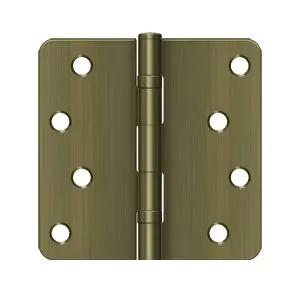 Deltana 4" x 4" x 1/4" Ball Bearings Radius Hinge - Residential by Deltana