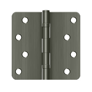 Deltana 4" x 4" x 1/4" Ball Bearings Radius Hinge - Residential