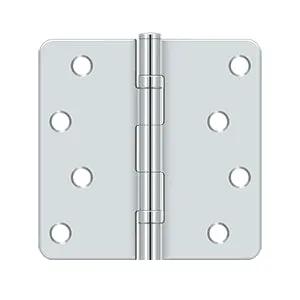 polished chrome hinge