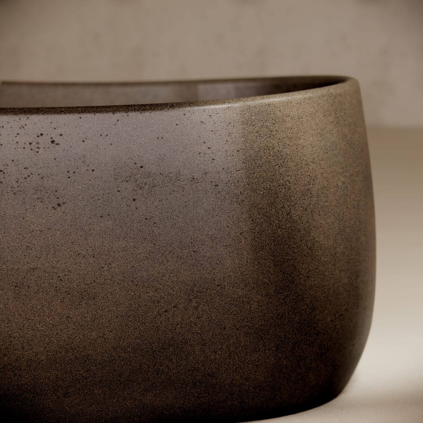 Balux Tao Concrete Freestanding Bathtub by Balux