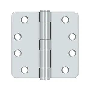 polished chrome hinge