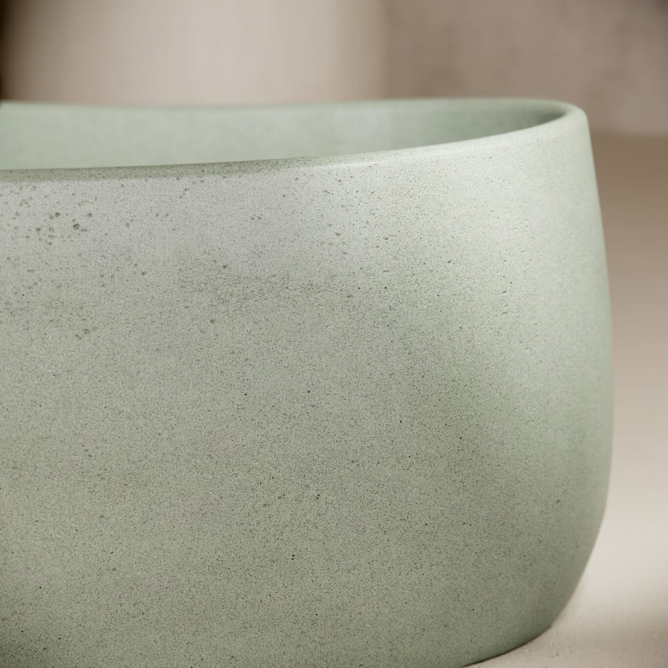 Balux Tao Concrete Freestanding Bathtub by Balux