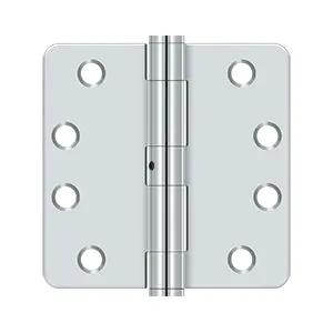 polished chrome hinge