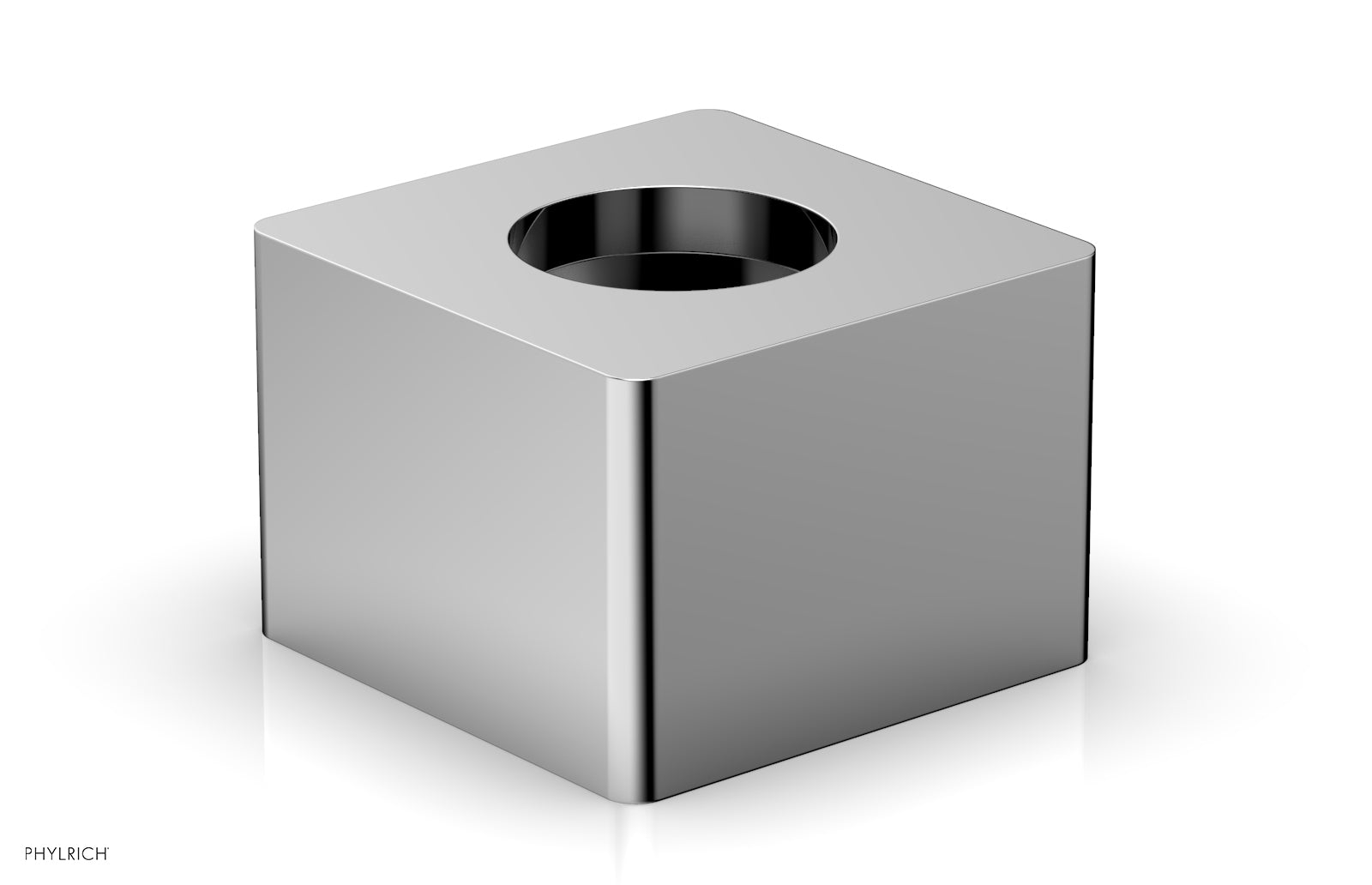 polished chrome deep escutcheon