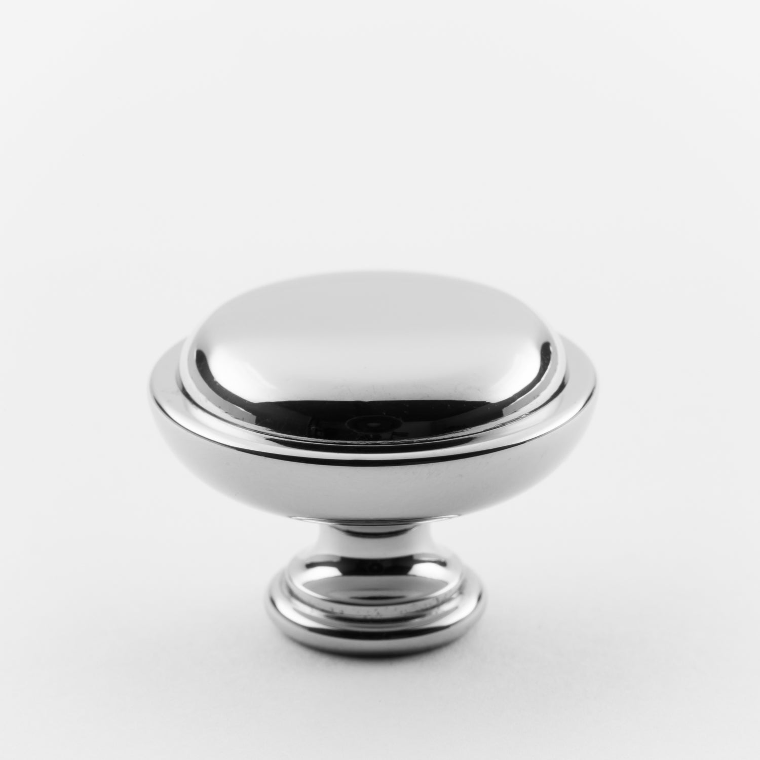 polished chrome knob