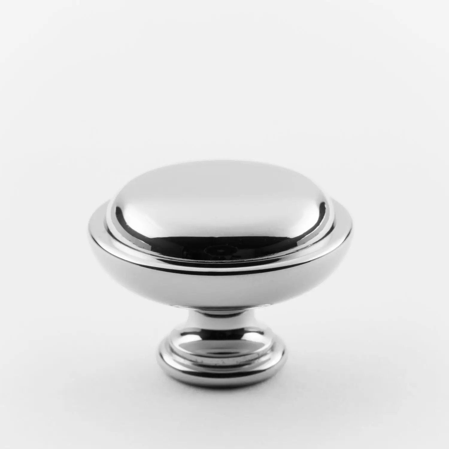 polished chrome knob