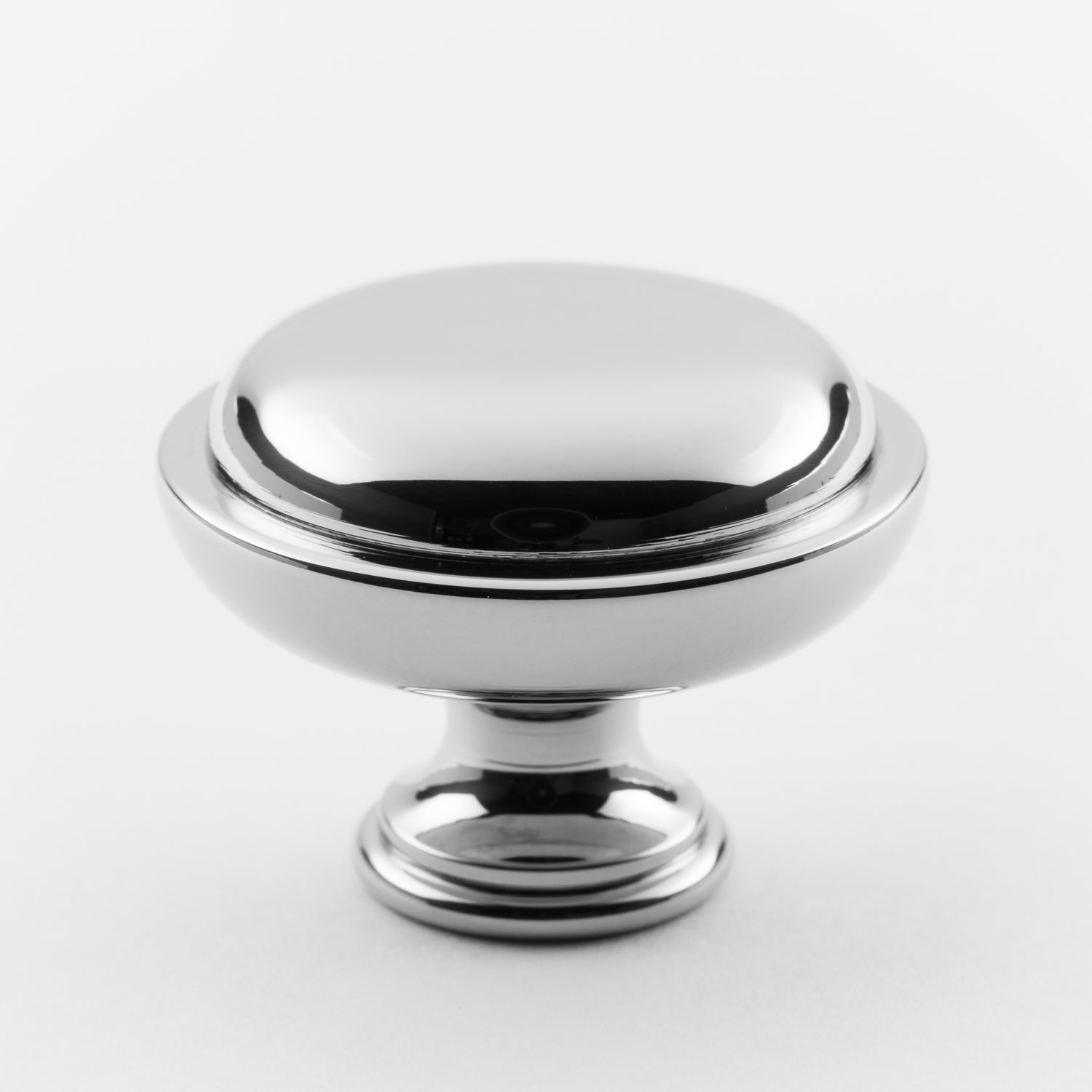 polished chrome knob