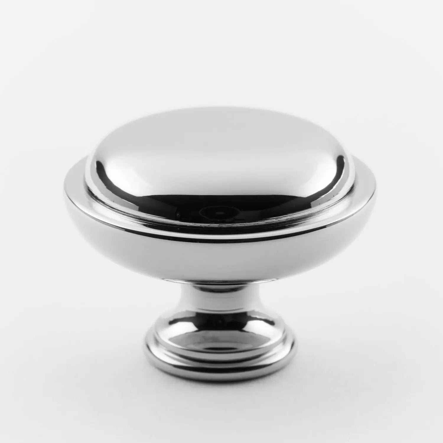 polished chrome knob