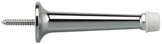 polished chrome door stopper