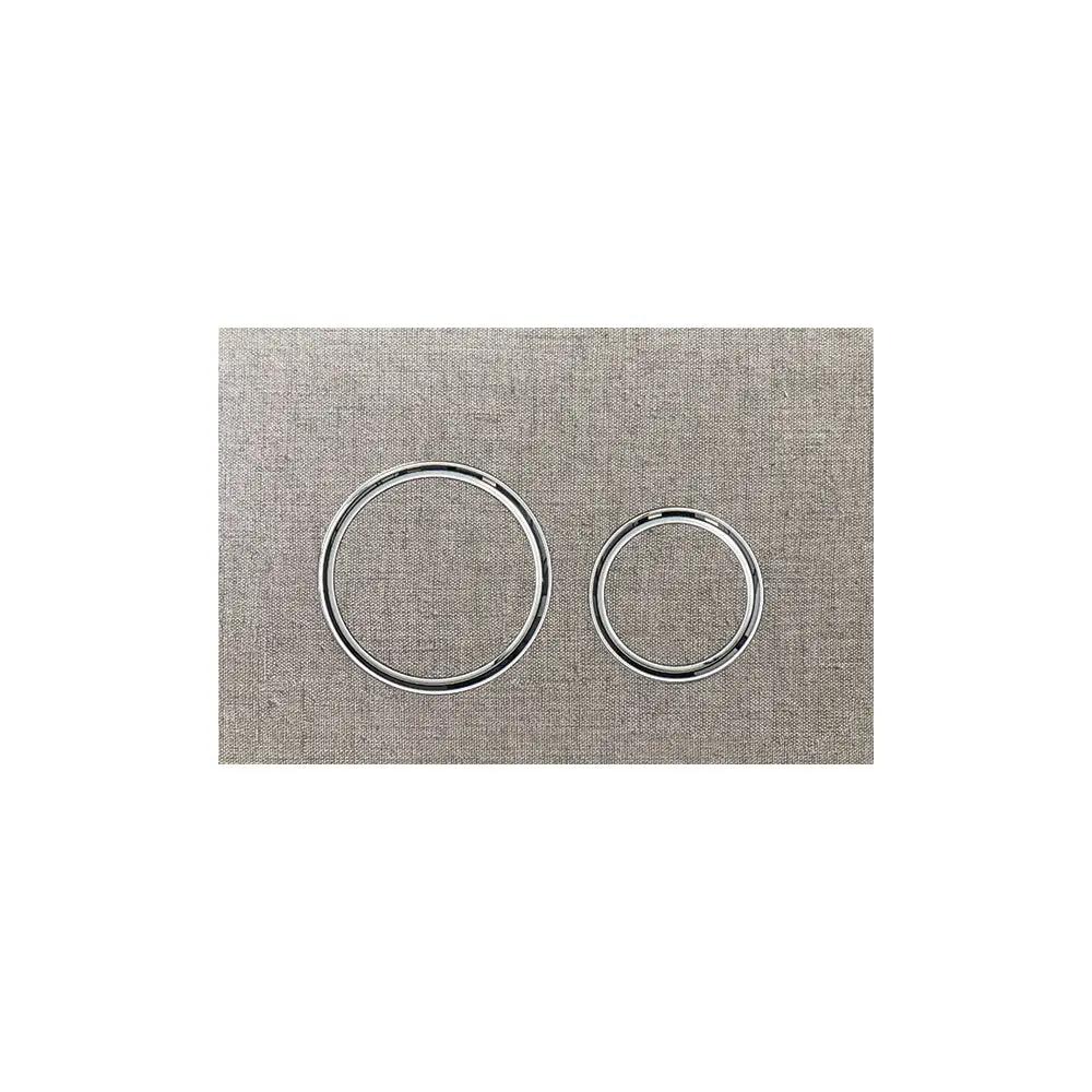 Geberit Sigma 21 Actuator Plate for Dual Flush - Chrome by Geberit
