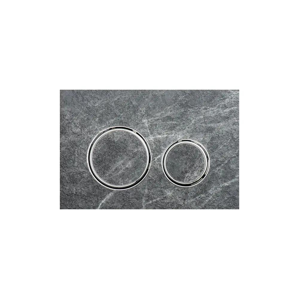Geberit Sigma 21 Actuator Plate for Dual Flush - Chrome by Geberit