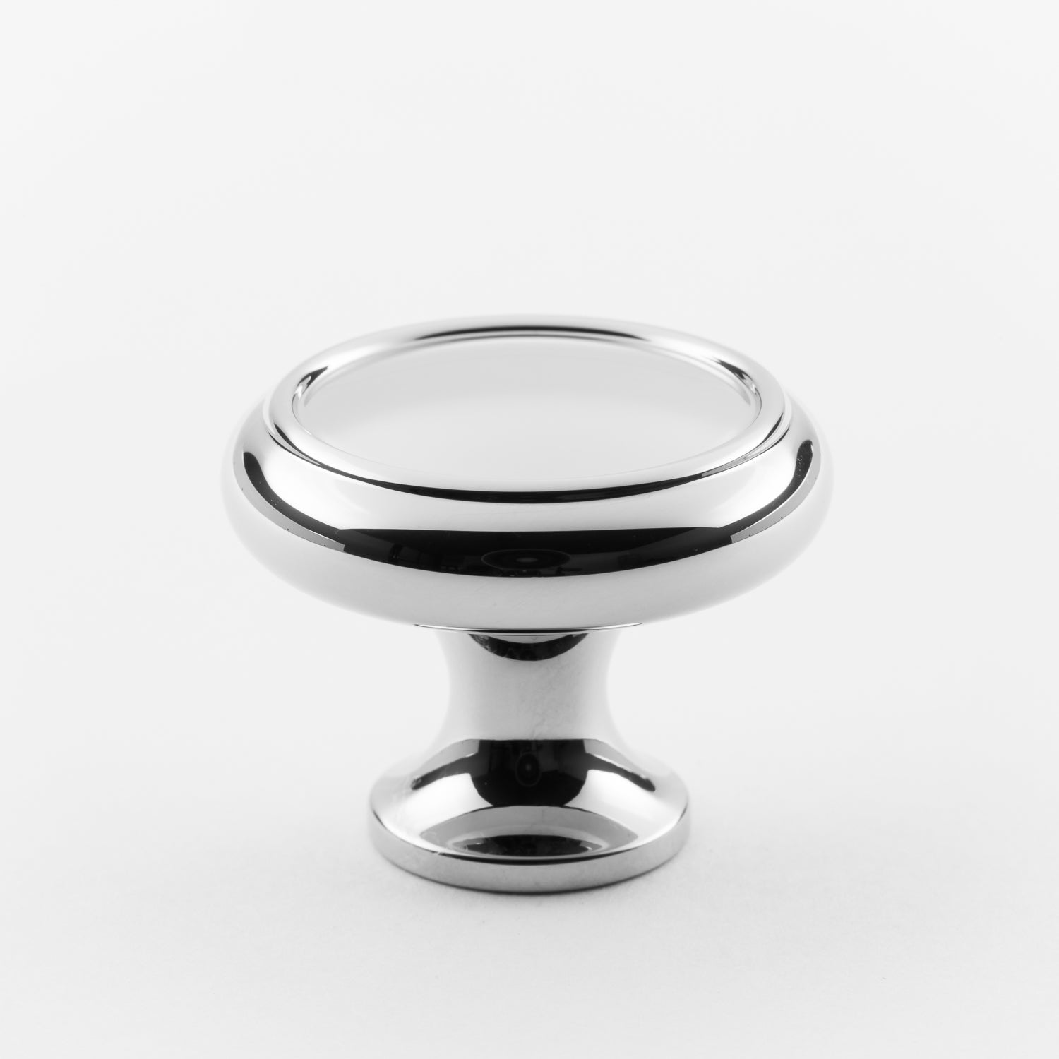 polished chrome knob