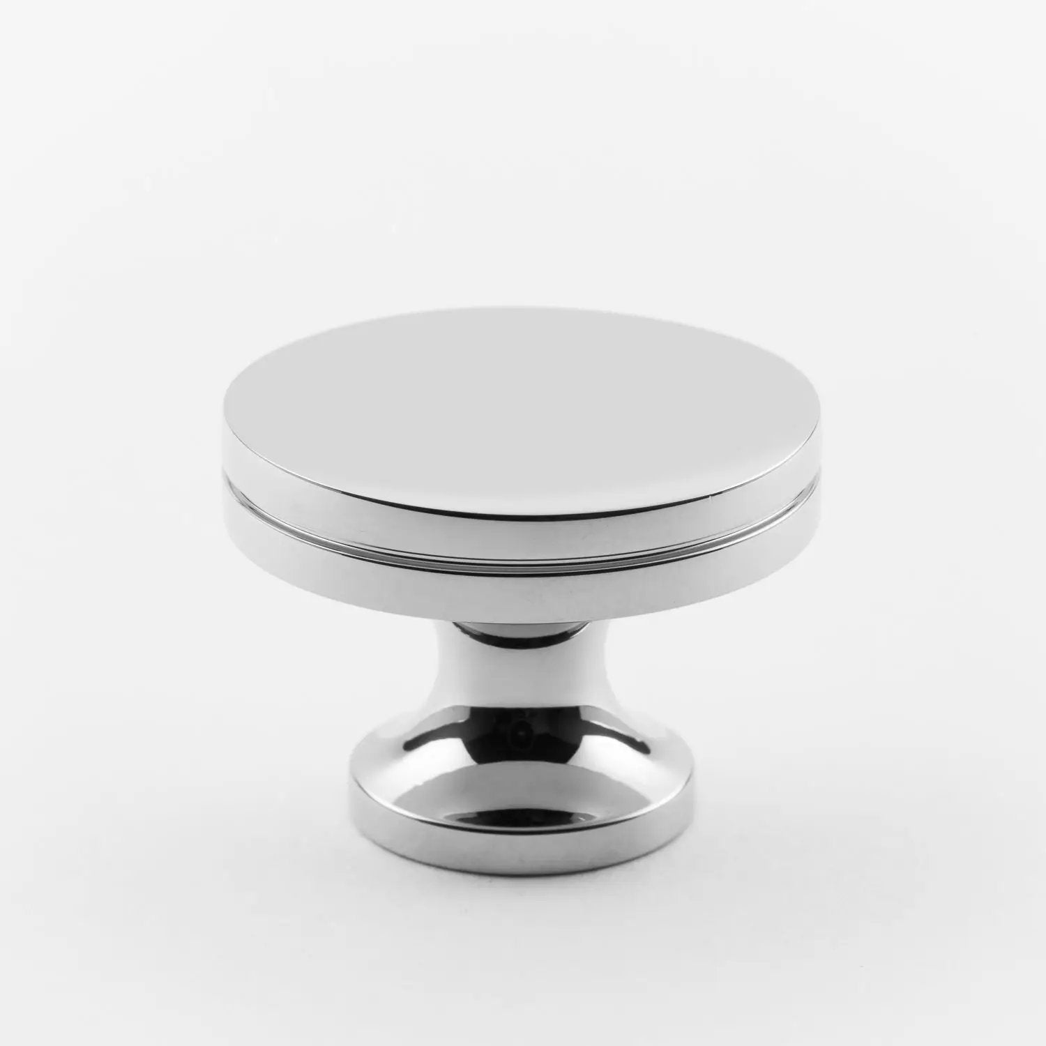 polished chrome knob