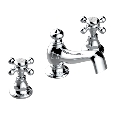 chrome polished faucet