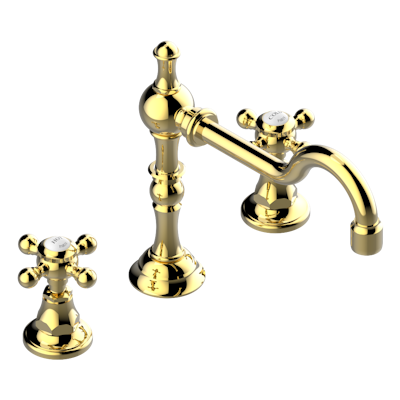 THG Paris 1900 Widespread Lavatory Set with Drain