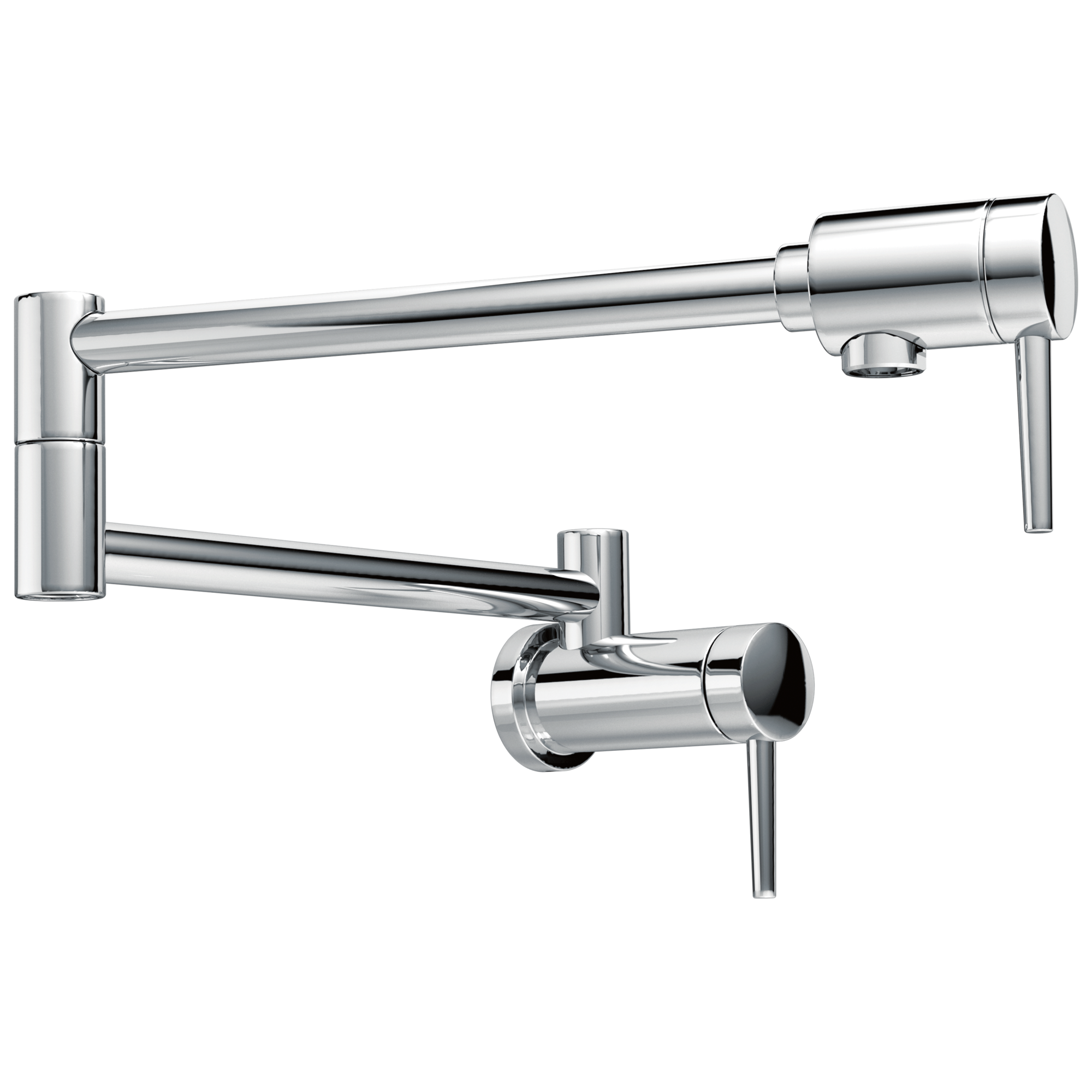 chrome kitchen faucet