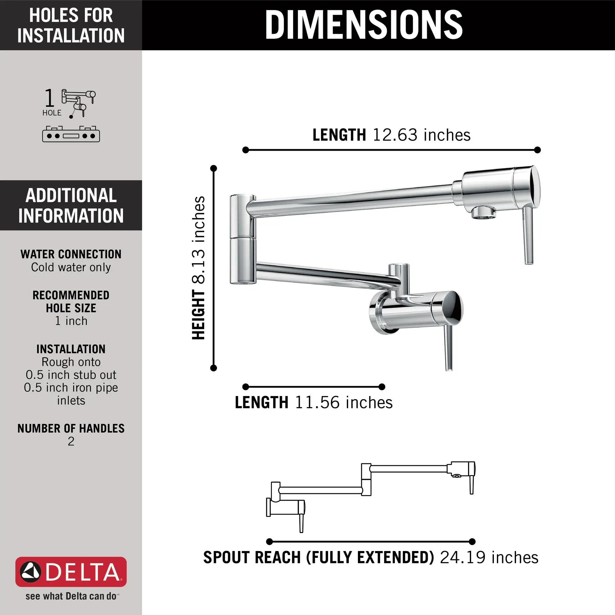 chrome kitchen faucet