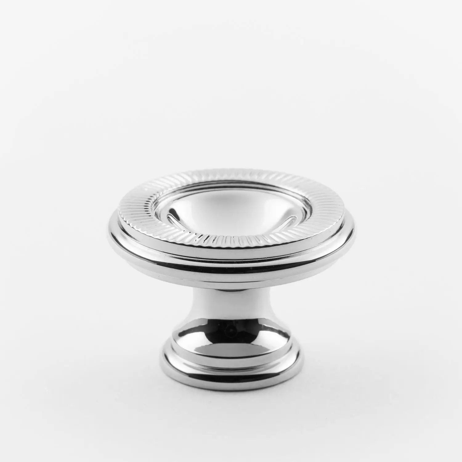polished chrome knob