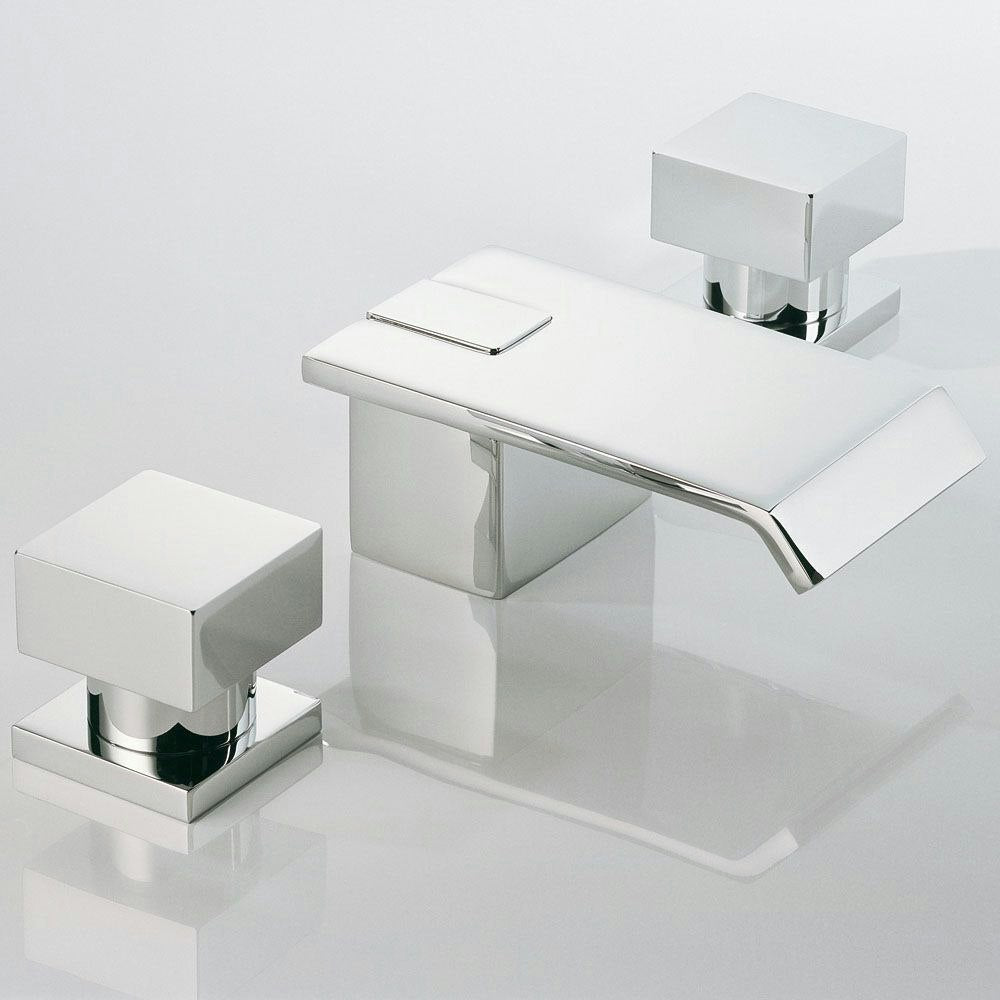 chrome polished faucet