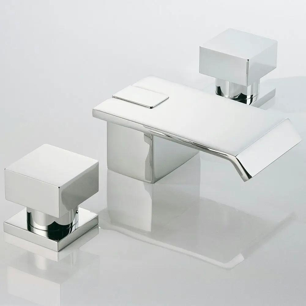 chrome polished faucet