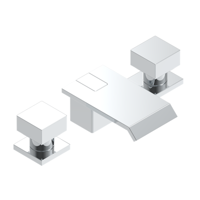 chrome polished faucet