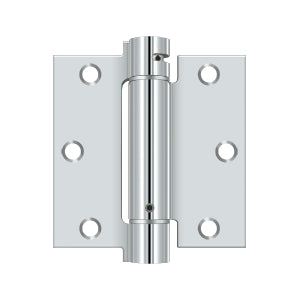 polished chrome hinge