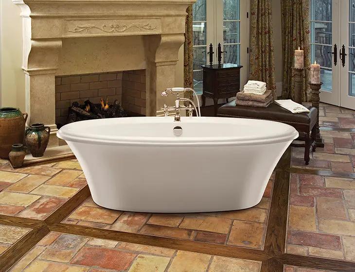 white bathtub
