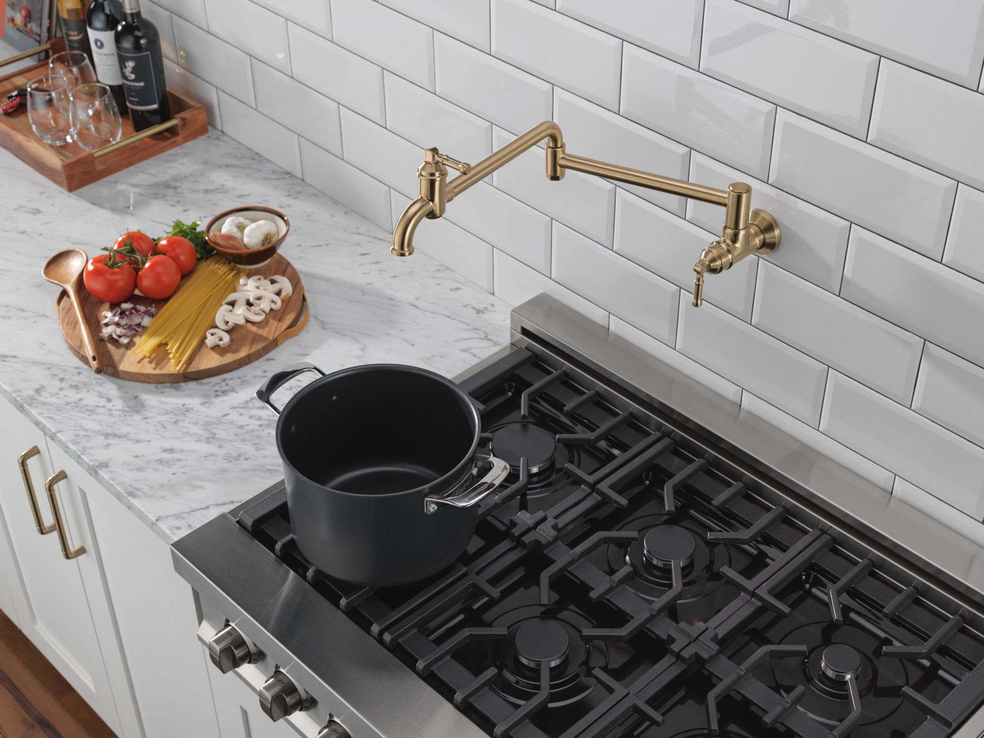 champagne bronze kitchen faucet