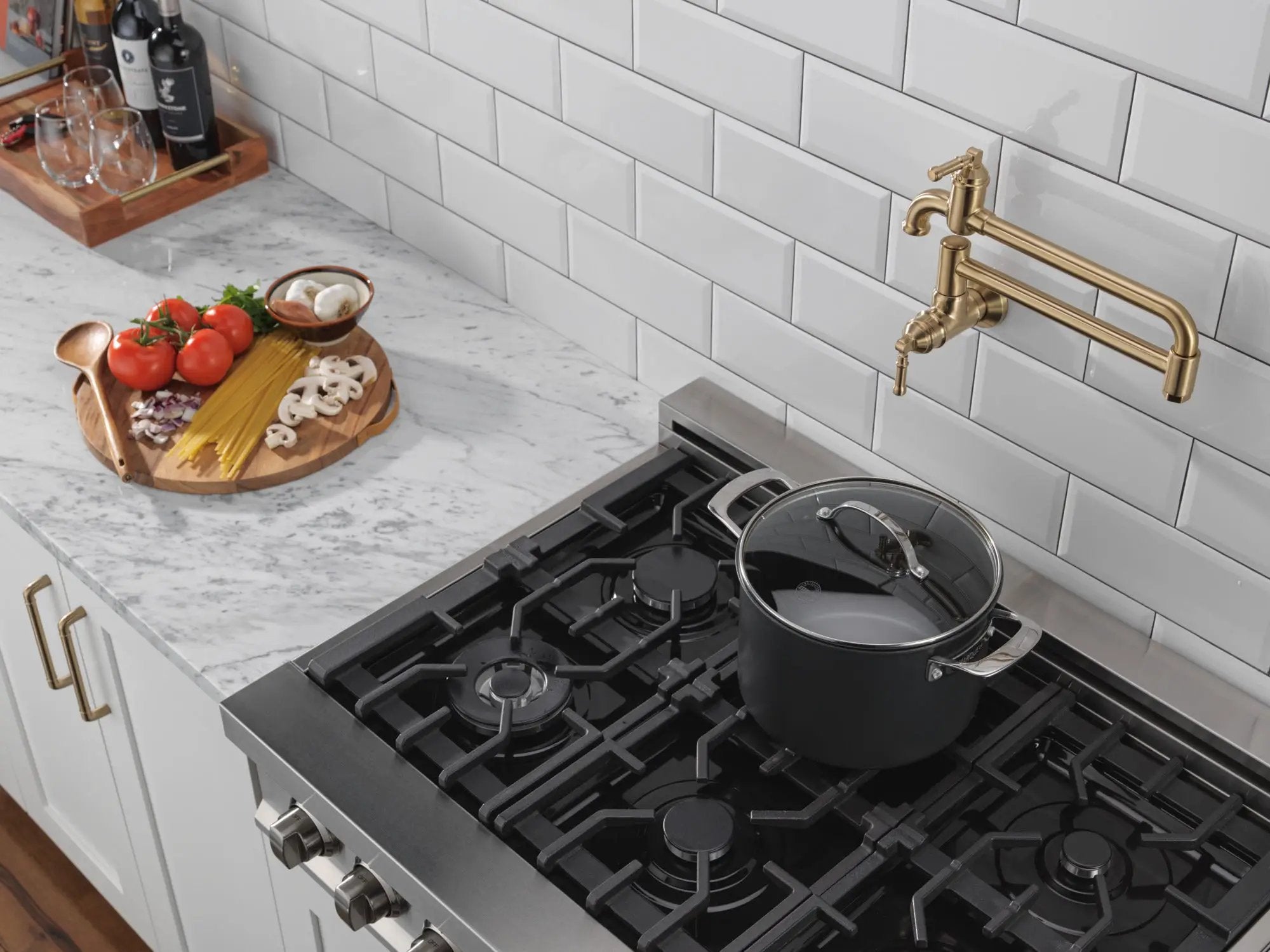 champagne bronze kitchen faucet