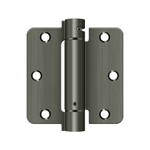 Deltana 3-1/2" x 3-1/2" x 1/4" Spring Hinge