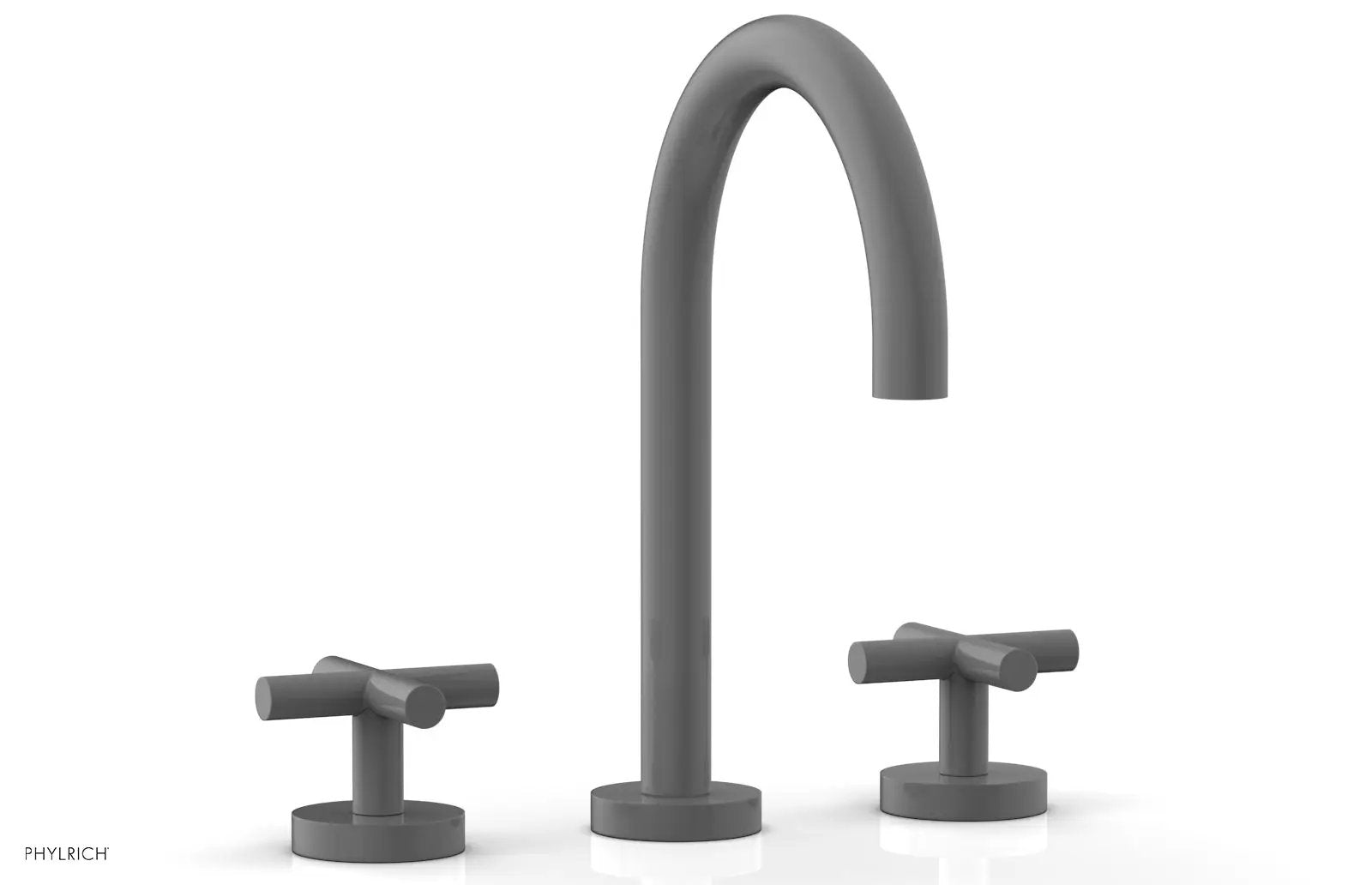 Phylrich TRANSITION Widespread Faucet - High Spout, Cross Handles by Phylrich