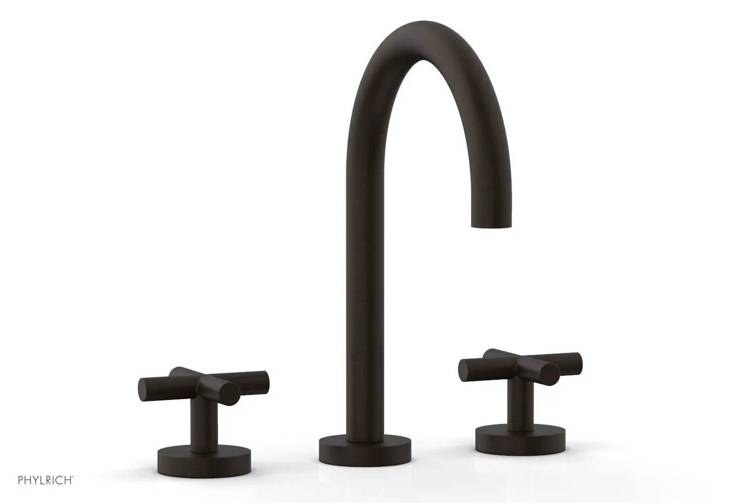 Phylrich TRANSITION Widespread Faucet - High Spout, Cross Handles by Phylrich